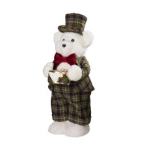 Medveď XMAS stojaci 42cm 2 druhy